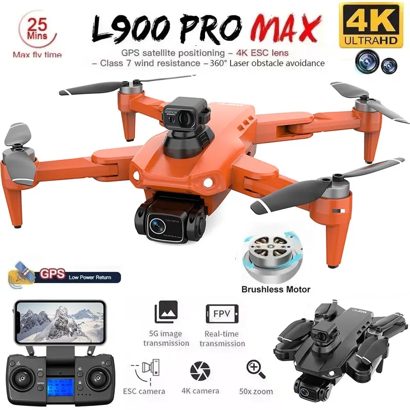 Drone Rc Explorer - L900 Pro MAX GPS Drone 4K