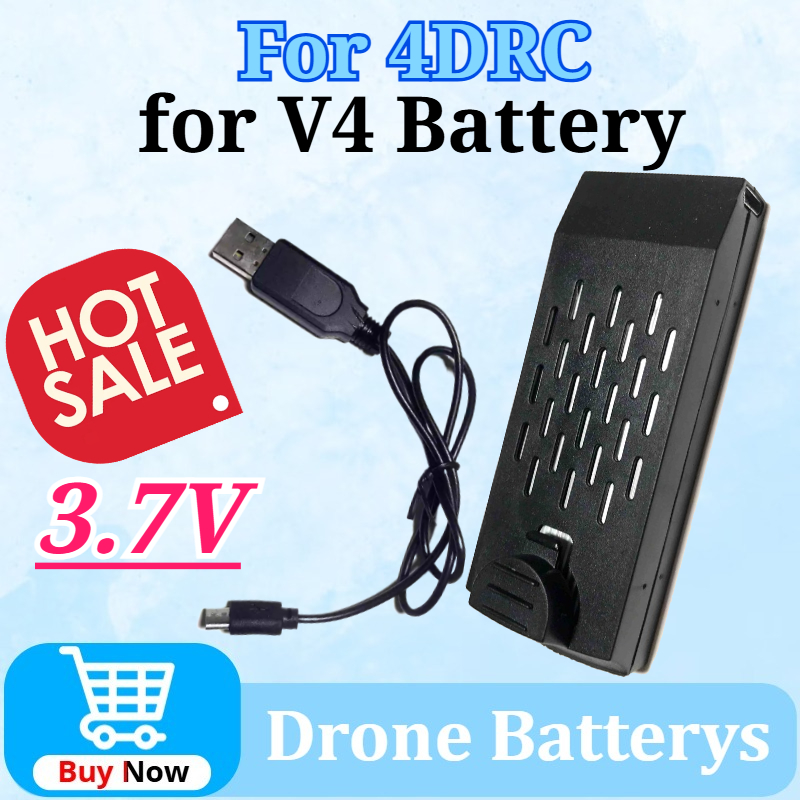 Drone Rc V4 - For V4 3.7V Battery charging cable