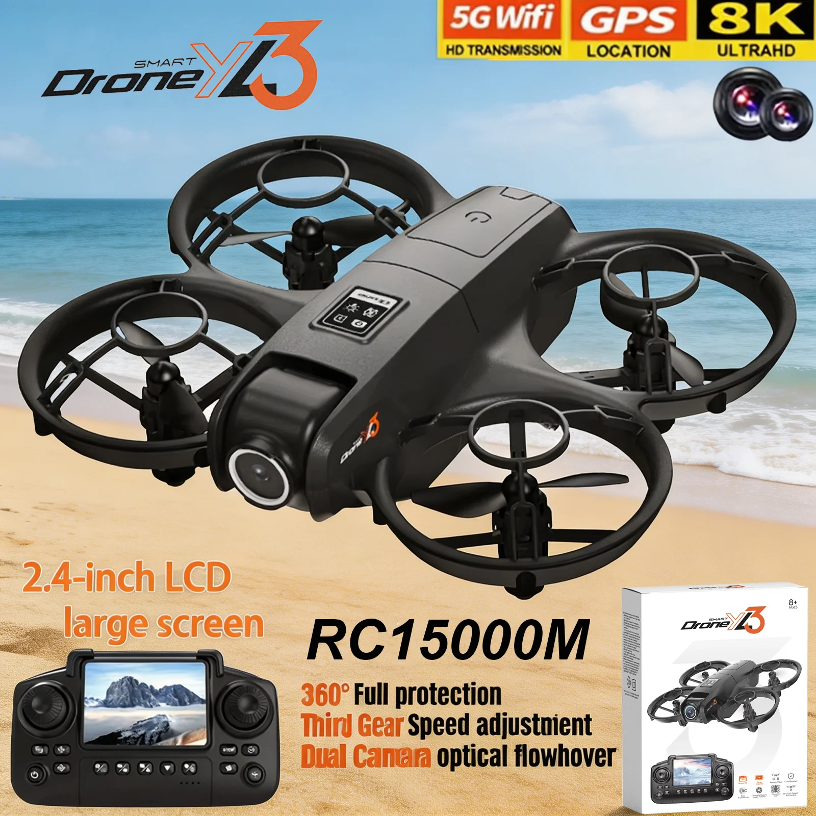 Gps Module Drone - New YL3 RC Drone 8K 1080P
