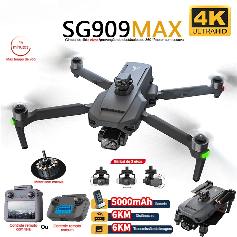 Drone Rc Explorer - ZLL SG909 SG909MAX Professional Drone With