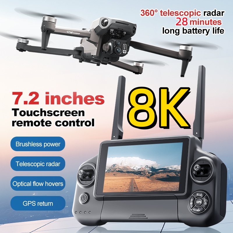 8K 3 Axis Gimbal Brushless 7.2 – Drone Rc Explorer recenzja i cena