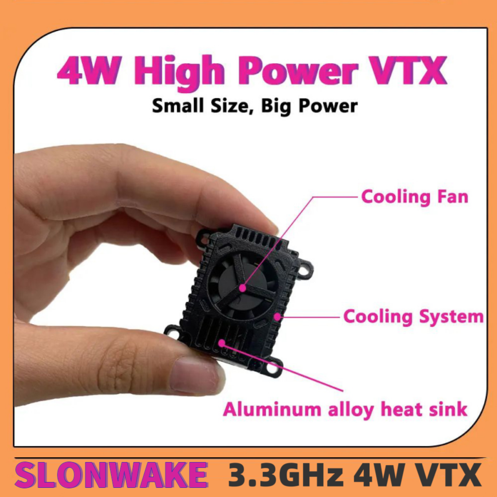 SLONWAKE FPV 3.3G 16CH 4000mW  – Drone Rc Receiver And Transmitter recenzja i cena