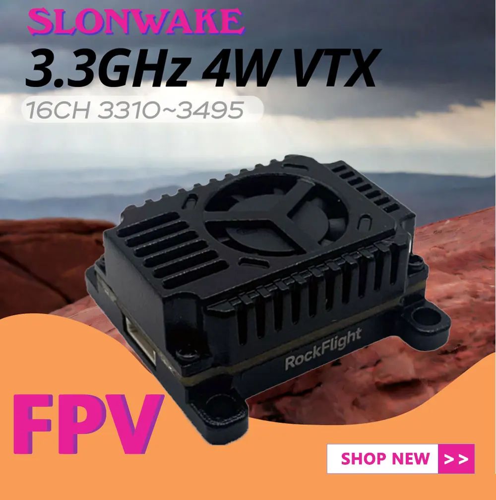 SLONWAKE FPV 3.3G 16CH 4000mW  – Drone Rc Receiver And Transmitter recenzja i cena