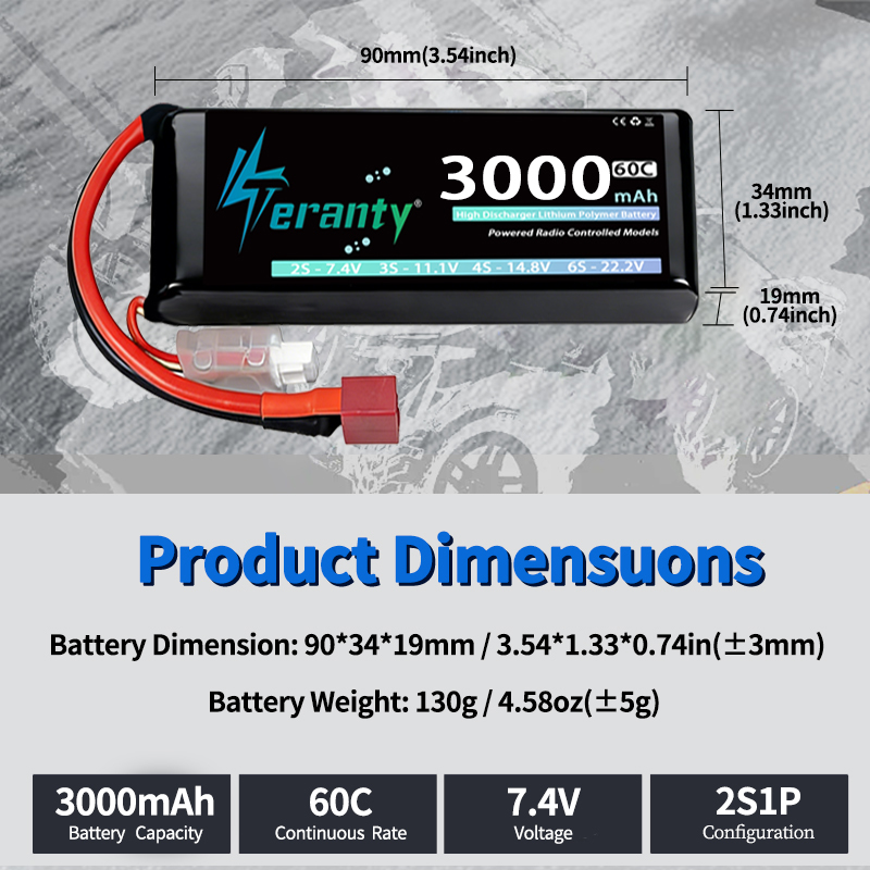 TERANTY 2S 3000mAh Lipo Batter – Drone Rc Link recenzja i cena