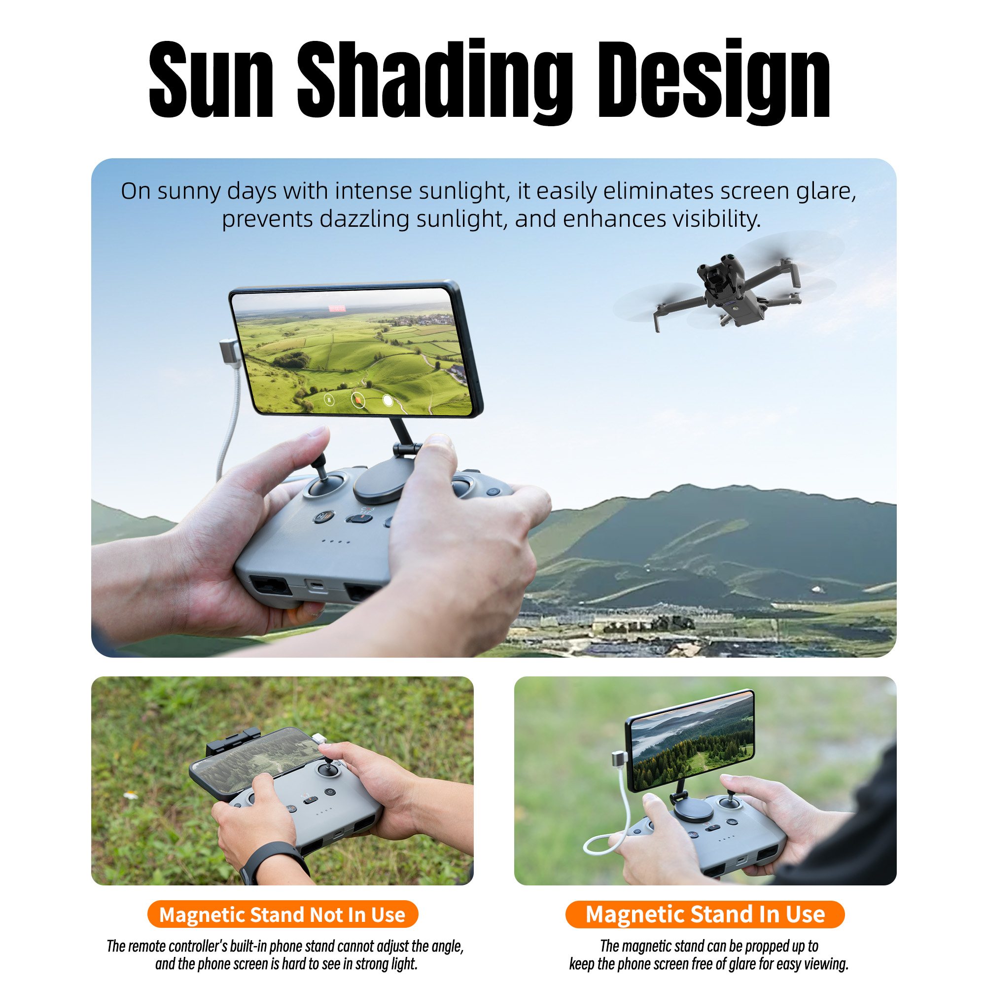 Adjustable Magnetic Phone Stan – Drone Dji Rc N3 recenzja i cena