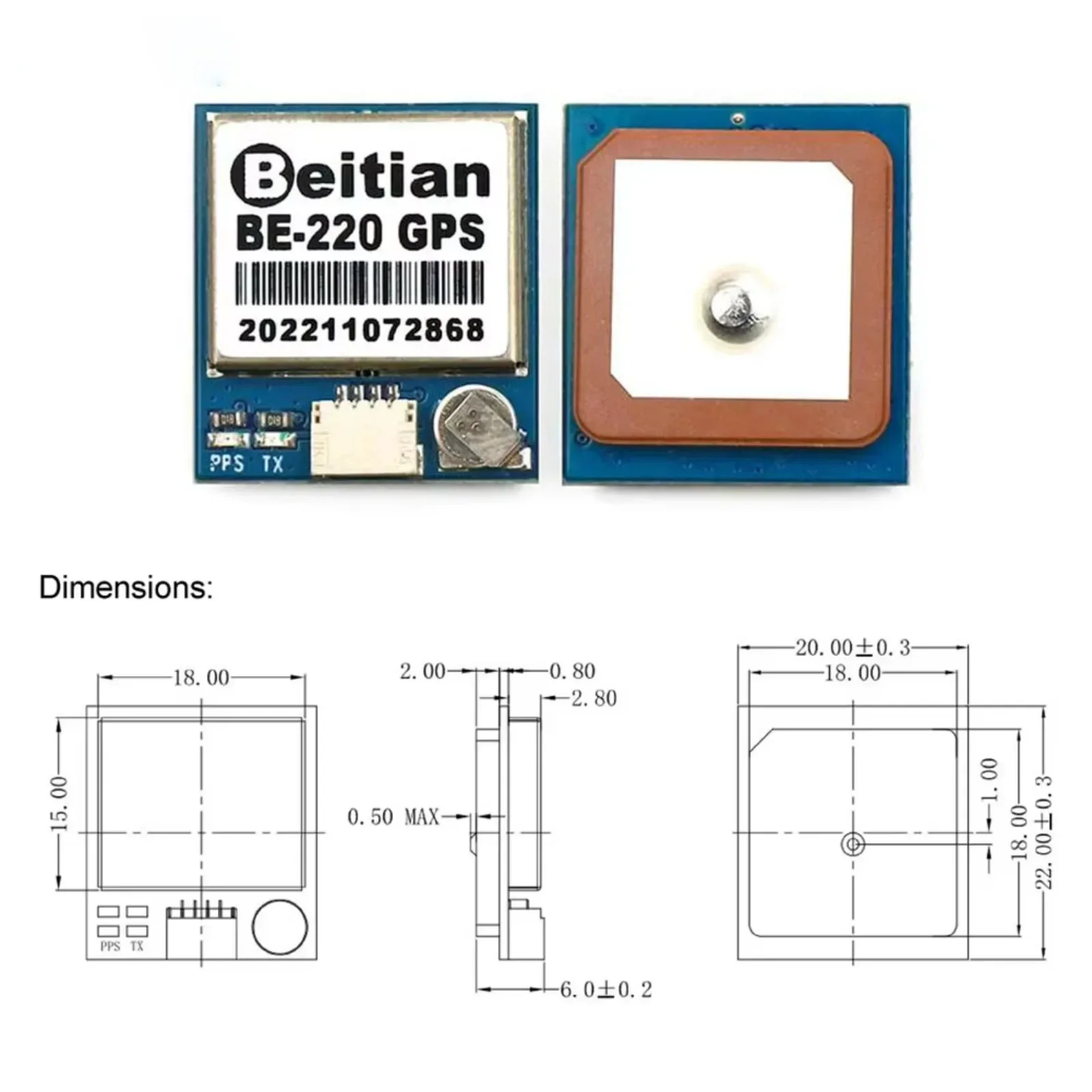 BE-220 M10050 Ultra-Low Power  – Gps Module Drone recenzja i cena