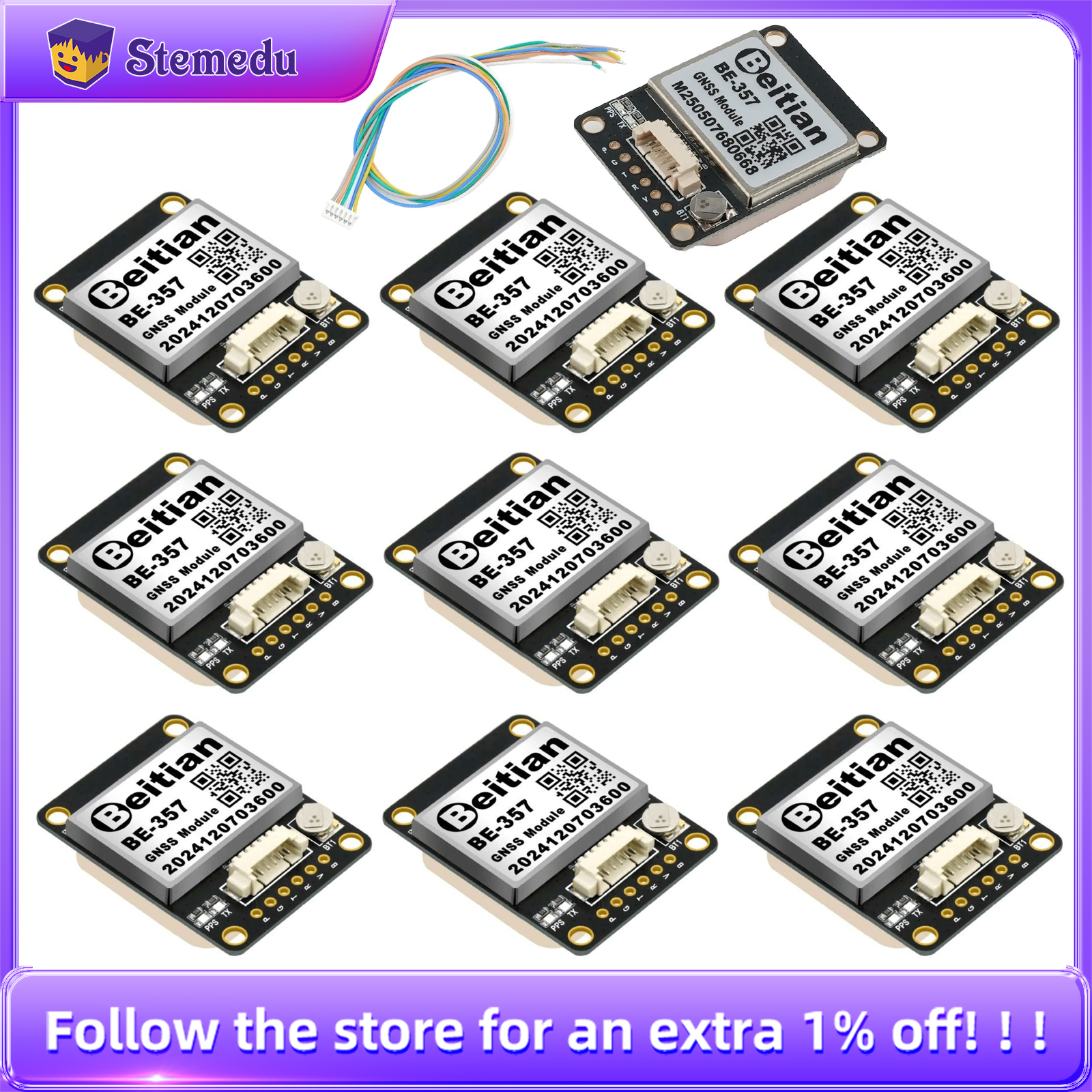 10PCS/LOT Beitian BE-357 BE357 – Gps Module Drone recenzja i cena