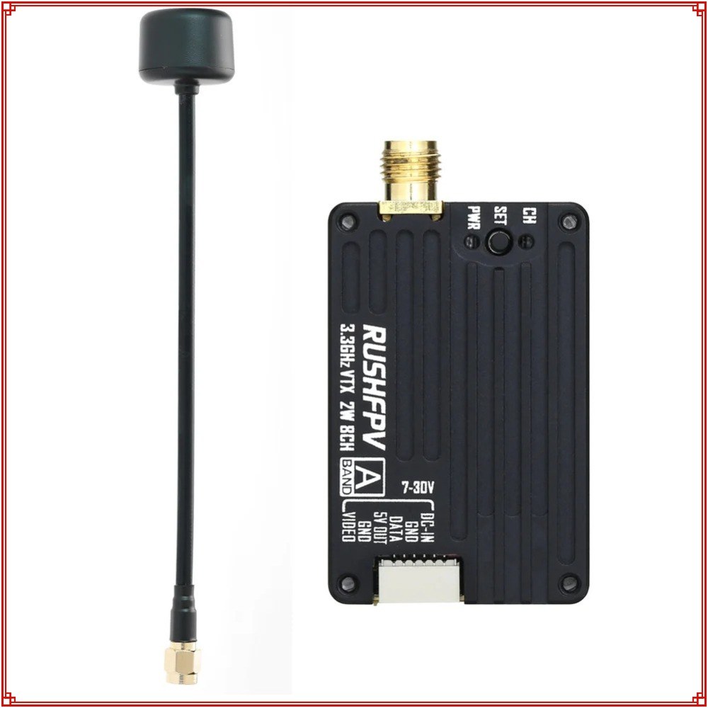 2026 New RUSHFPV 3.3G 2W VTX T – Drone Rc Receiver And Transmitter recenzja i cena