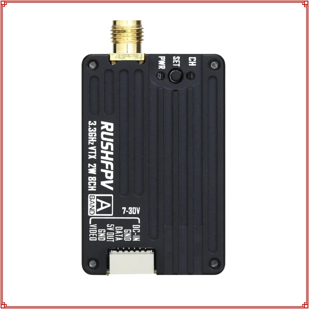 2026 New RUSHFPV 3.3G 2W VTX T – Drone Rc Receiver And Transmitter recenzja i cena