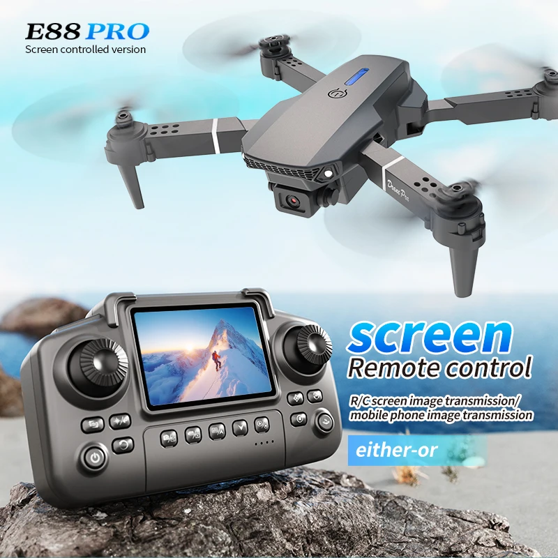 Professional E88 PRO Drone wit – Drone Shahed Rc recenzja i cena