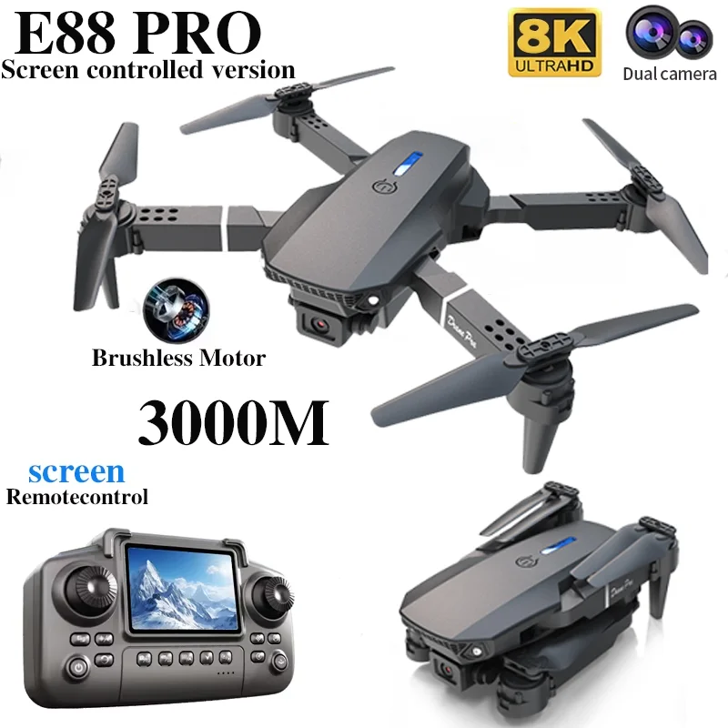 Professional E88 PRO Drone wit – Drone Shahed Rc recenzja i cena