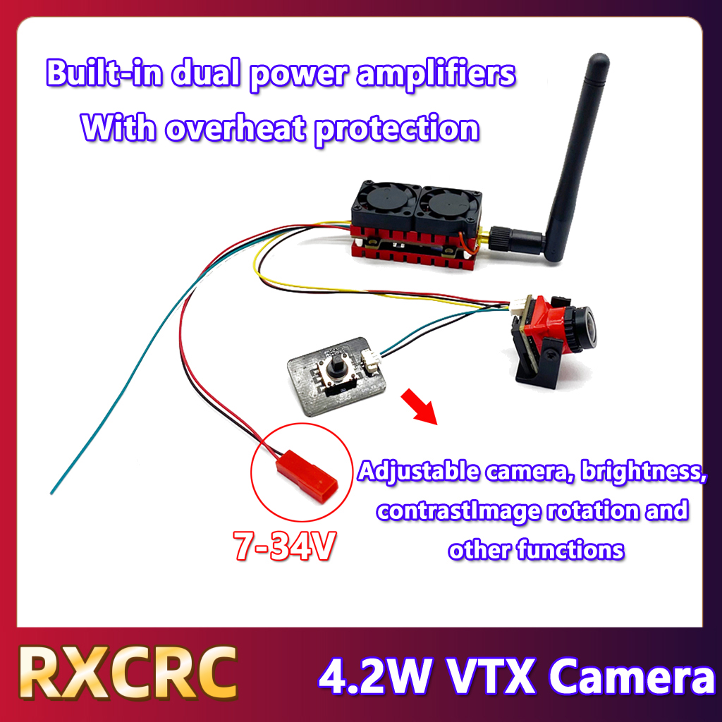 RXCRC 5.8G 48CH 4.2W High Powe – Drone Rc Receiver And Transmitter recenzja i cena