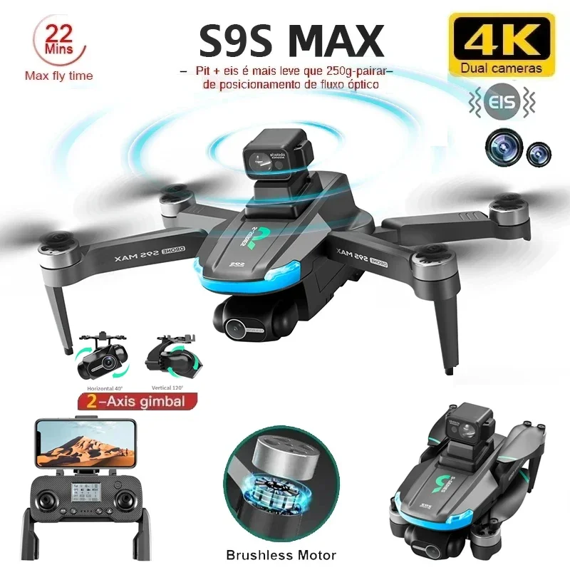 NEW S9S MAX MINI Drone 4K 2-Ax – Drone Rc Explorer recenzja i cena
