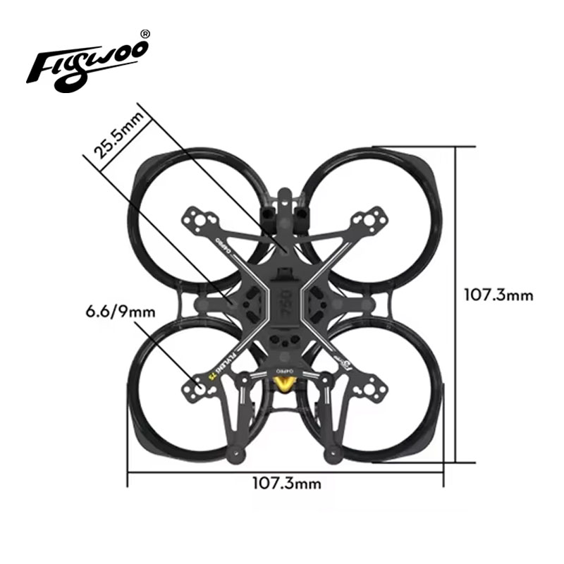 Flywoo Flylens 75 Frame Kit 1. – Fpv Racing Motor recenzja i cena