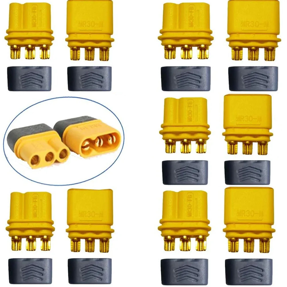 10PCS Amass MR30 Connector 3-P – Drone Rc Link recenzja i cena