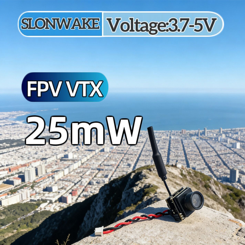 SLONWAKE FPV 25mW power simula – Drone Rc Receiver And Transmitter recenzja i cena