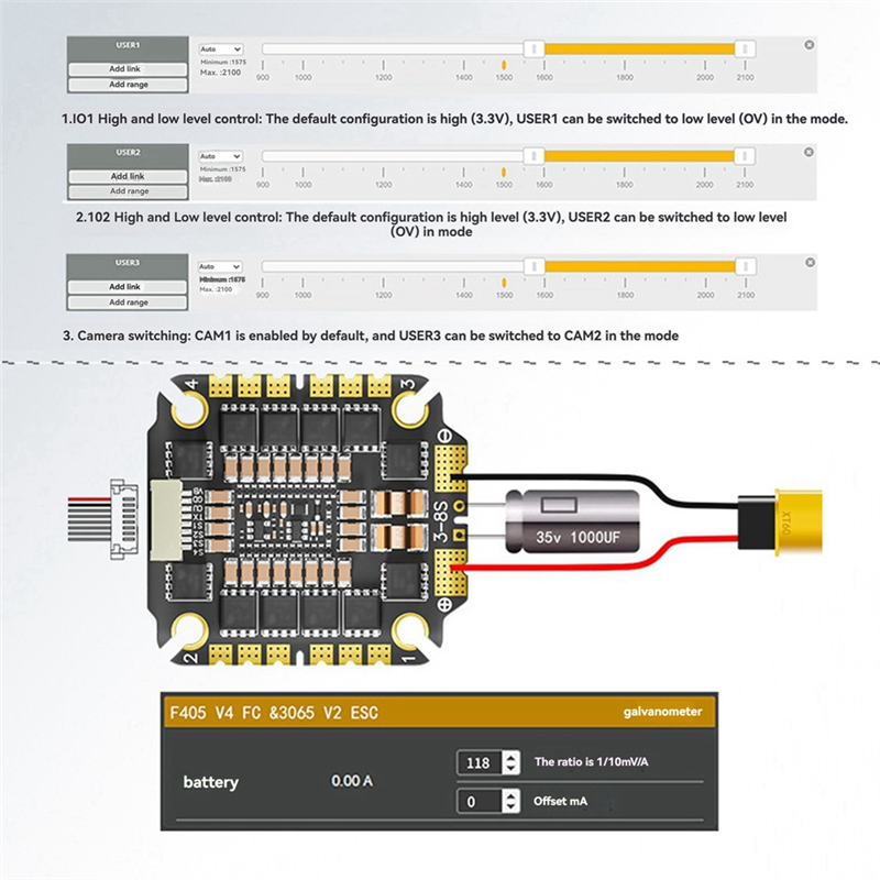 B27B F465 V4 FC&ESC FPV Stack  – Drone Rc V4 recenzja i cena