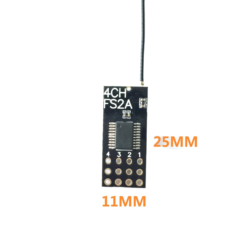 Flysky FS2A Mini Receiver 4CH  – Receiver Rc Drone recenzja i cena