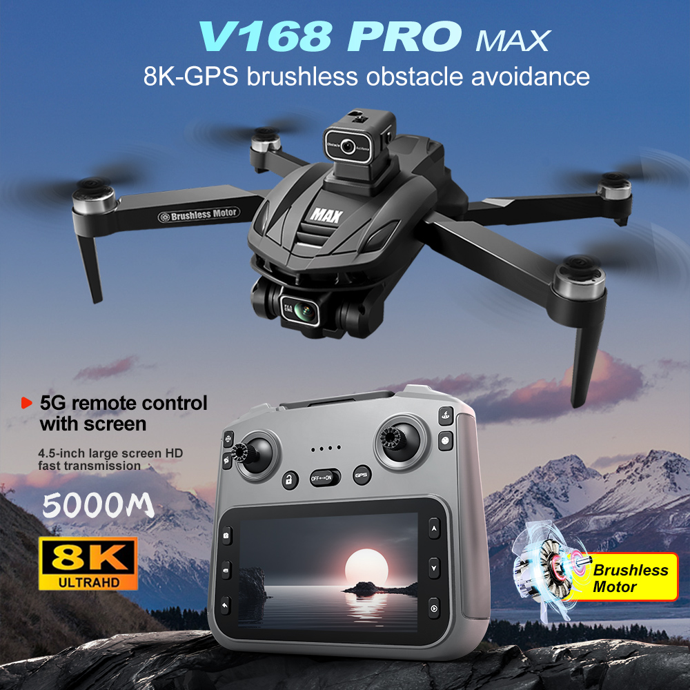 V168 PRO Max GPS Drone 8K Prof – Drone Rc Explorer recenzja i cena