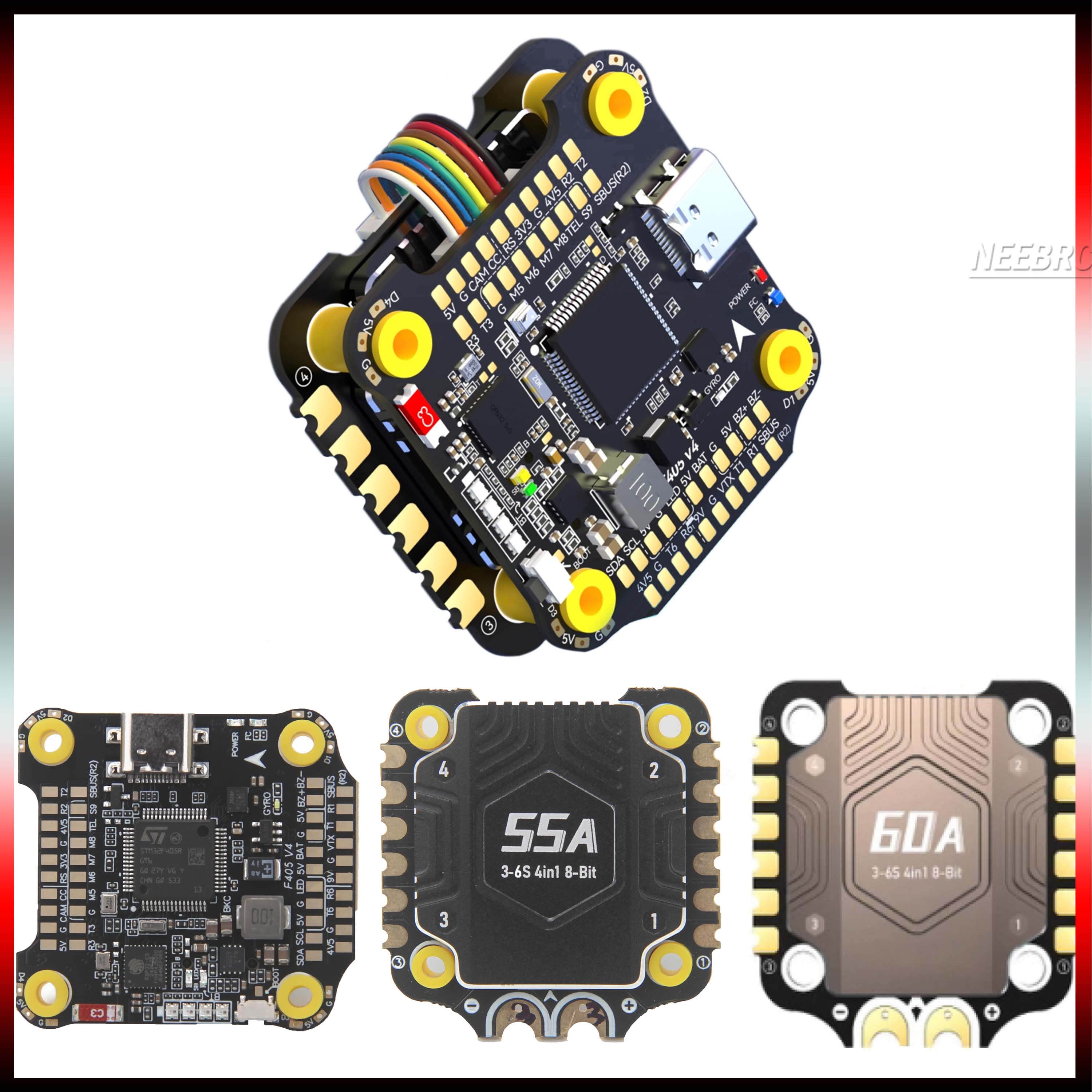 F405 V4 FC Stack Flight Contro – Drone Rc V4 recenzja i cena
