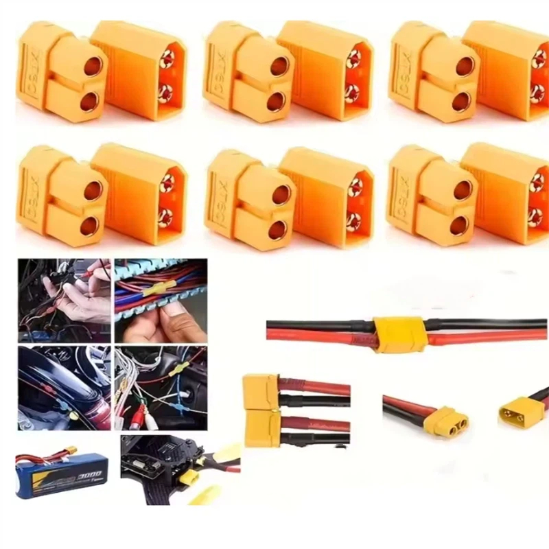 10PCS XT60 Battery Connector M – Drone Rc Link recenzja i cena