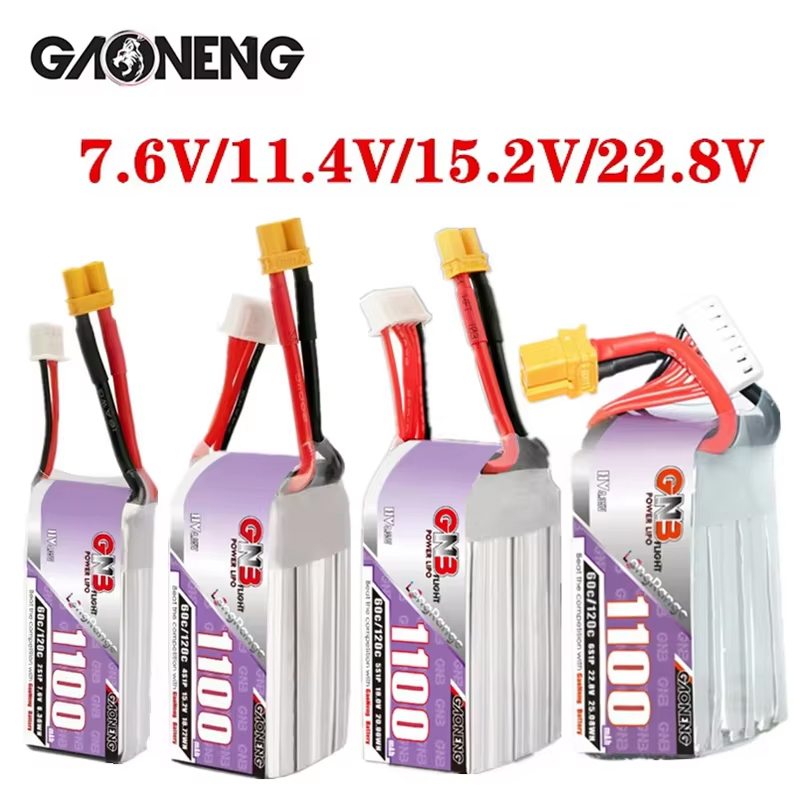 GNB 1100mAh 2S 3S 4S 6S 60C/12 – Drone Rc Link recenzja i cena
