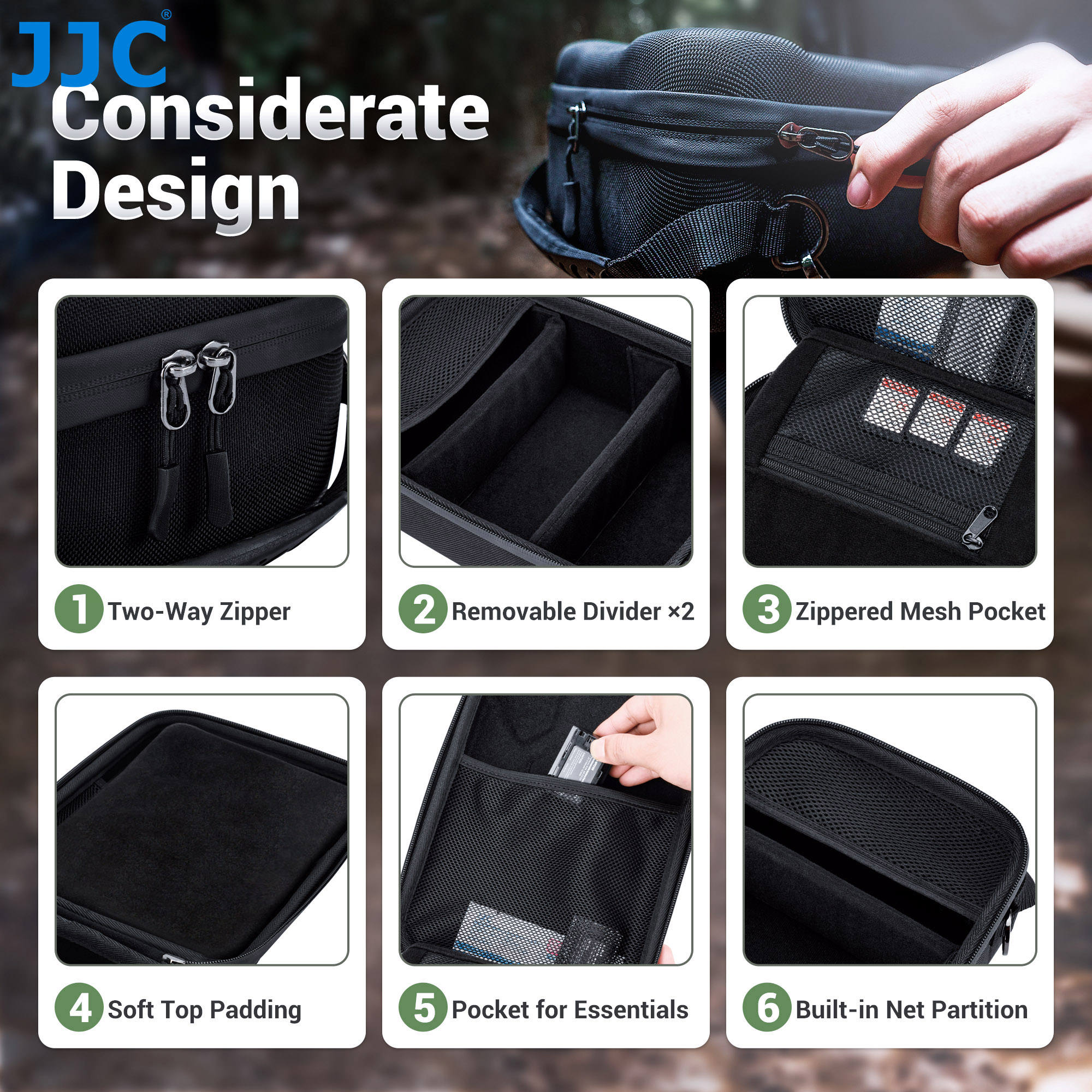 JJC Camera Case Hard Shell Tra – Drone Rc Controller Belt recenzja i cena