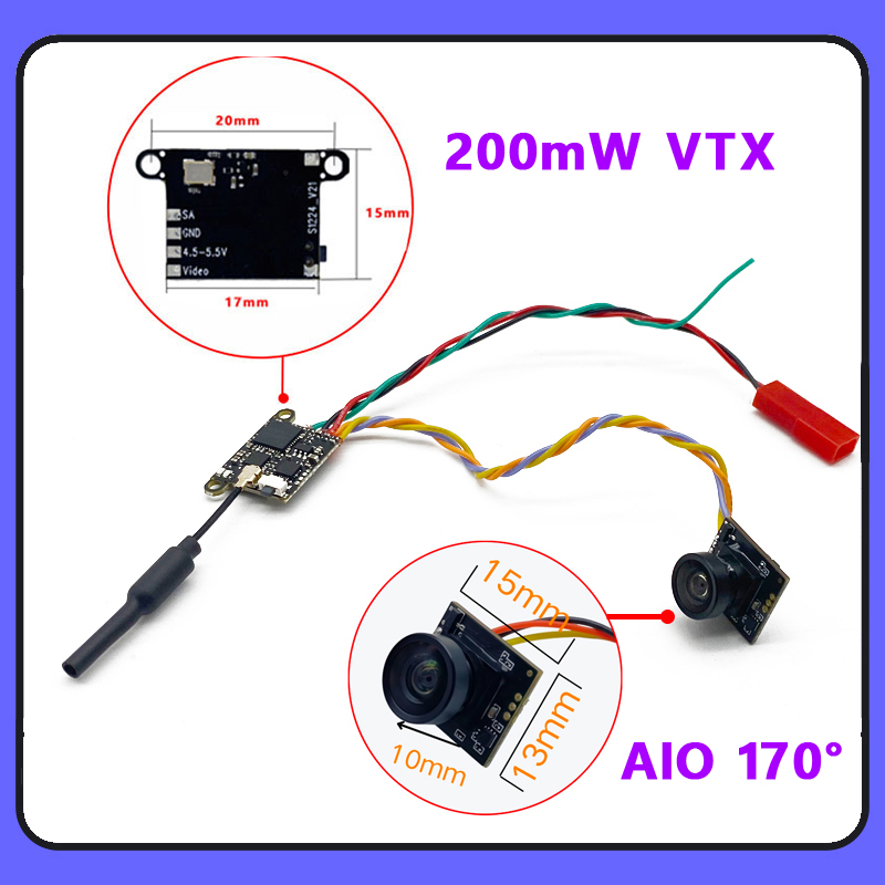 SLONWAKE 5.8G 1200TVL FPV Came – Drone Rc Receiver And Transmitter recenzja i cena