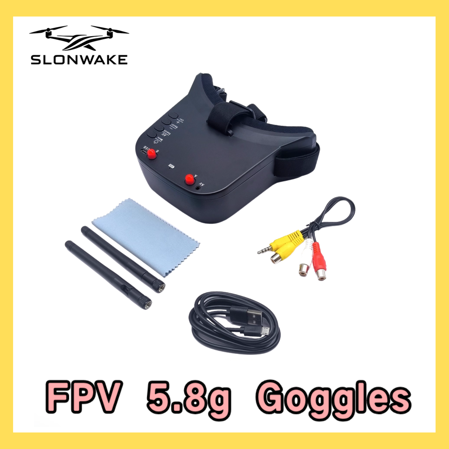 SLONWAKE 5.8G 48CH FPV 400mw V – Drone Rc Receiver And Transmitter recenzja i cena