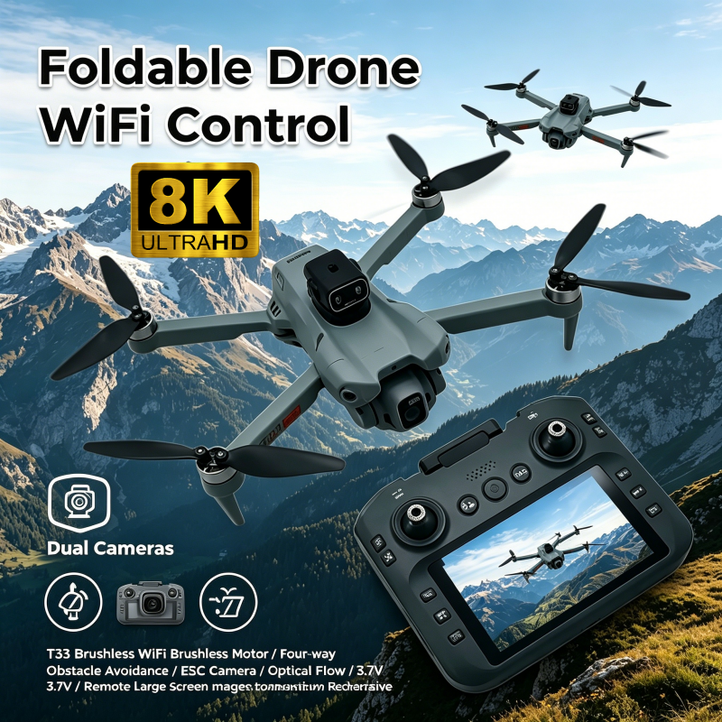 2026 New T33 RC Drone 8K Camer – Gps Module Drone recenzja i cena