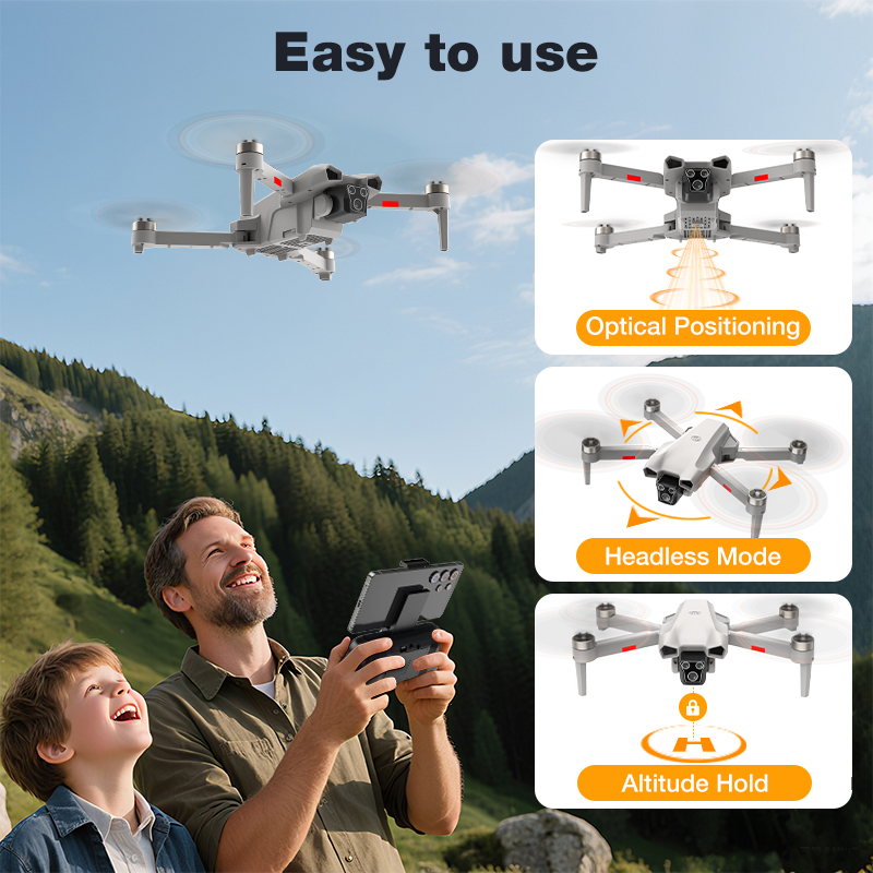 NEW Hot L017 Pro Drone Brushle – Drone Rc Explorer recenzja i cena