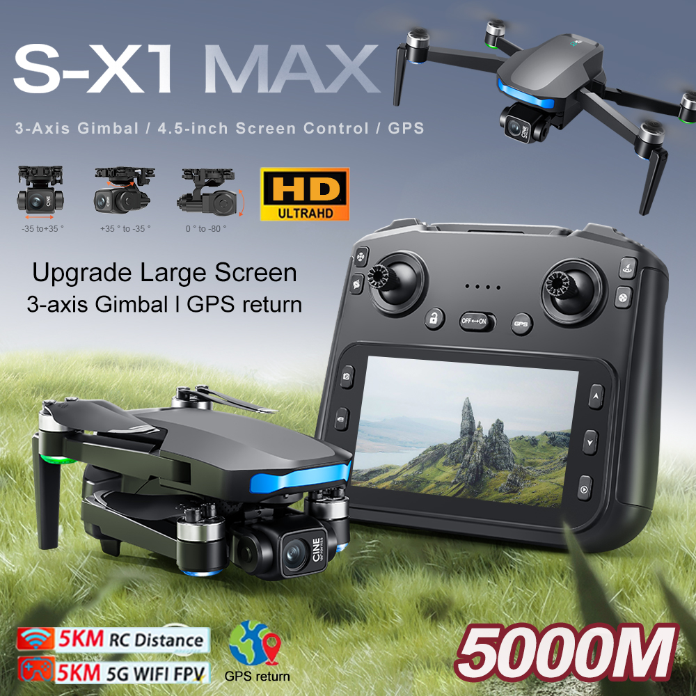New S-X1 MAX Drone GPS 8K Prof – Gps Module Drone recenzja i cena