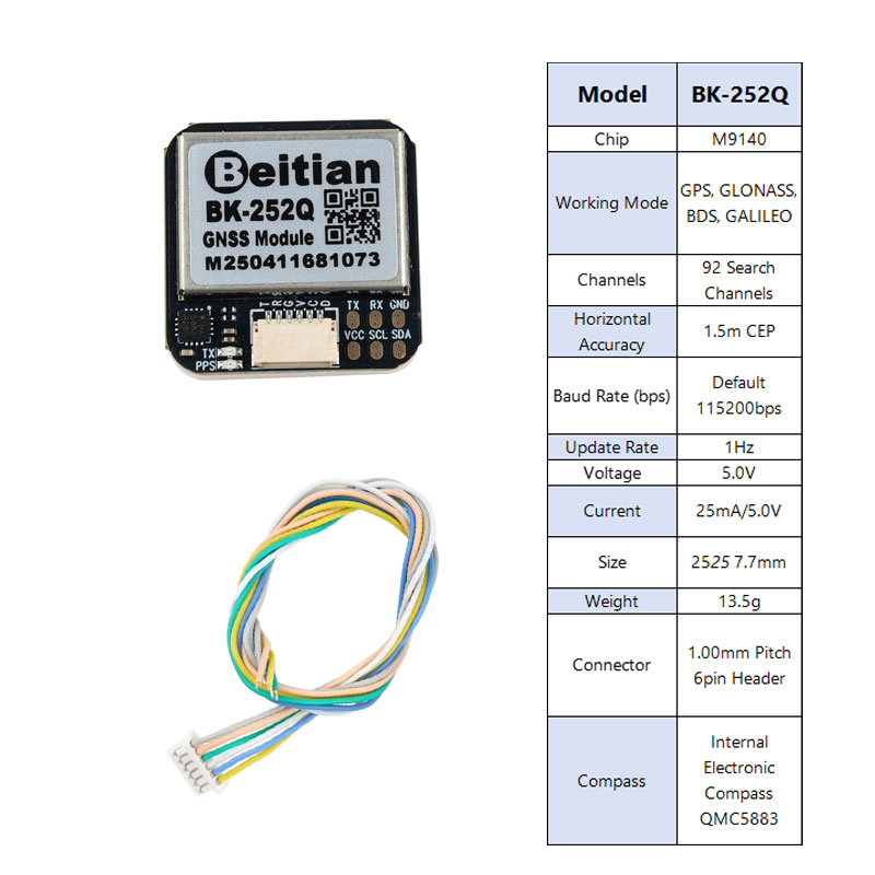 Beitian BK-252Q GPS GNSS Modul – Gps Module Drone recenzja i cena
