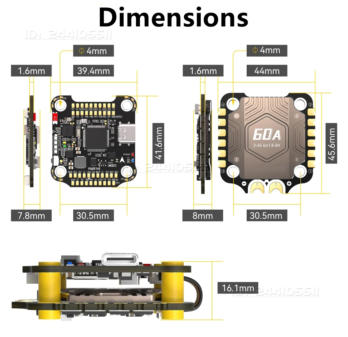 F405 V4 FC Flight Controller w – Drone Rc V4 recenzja i cena