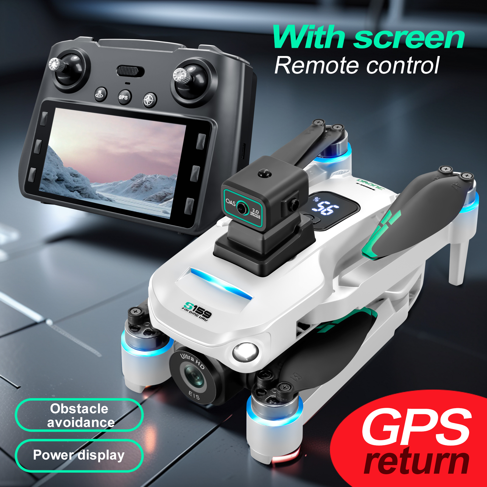 S159 GPS Drone 4K Profesional  – Drone Rc Explorer recenzja i cena