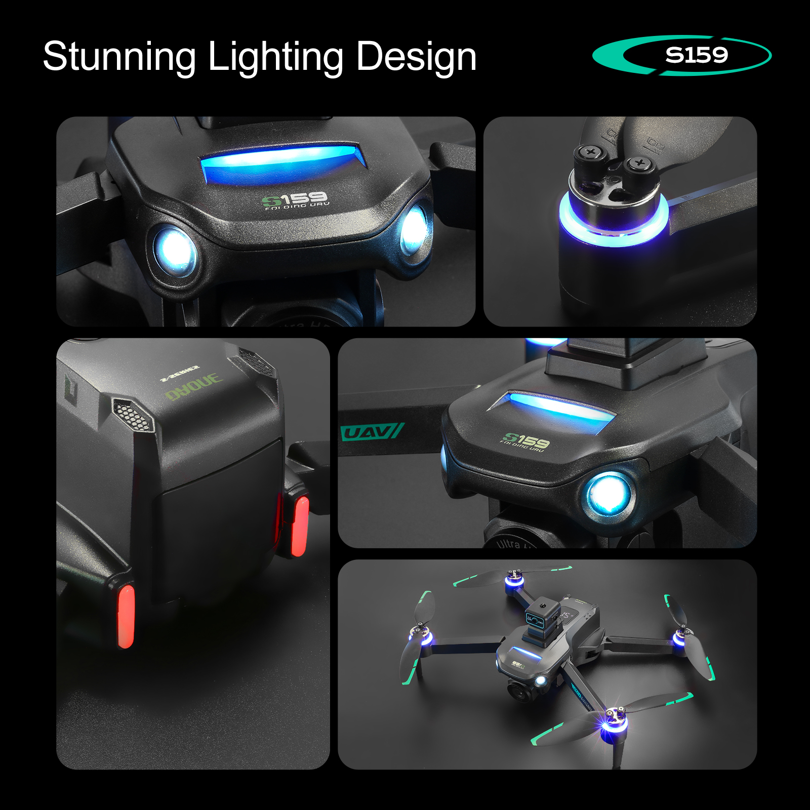 S159 GPS Drone 4K Profesional  – Drone Rc Explorer recenzja i cena